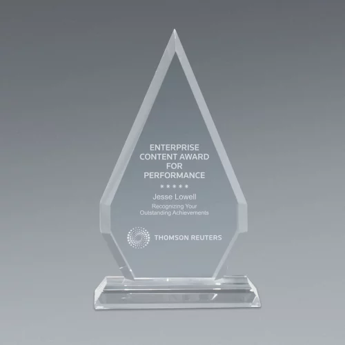 Prix en cristal Diamond Starphire (10")