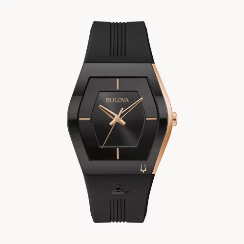 Montre Bulova® Latin GRAMMY® Collection pour homme, modèle Gemini noir