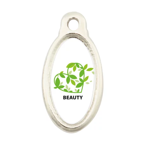 Breloque de stock ovale