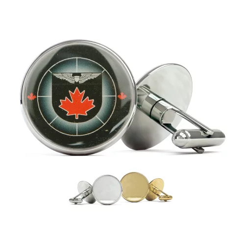 Boutons de manchette avec épingle de revers classique Photoart (jusqu'à 0,5 pouce)