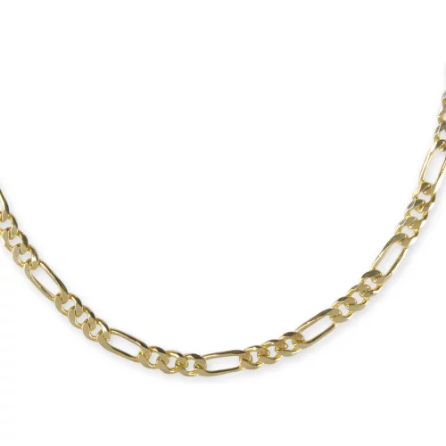 Chaîne en or 10 carats de 18 pouces (3 petits maillons, 1 grand maillon)