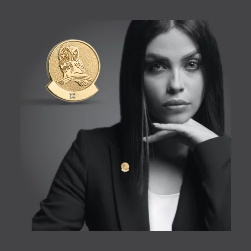 Épinglette de revers en or 10 carats (jusqu'à 0,5 pouce)