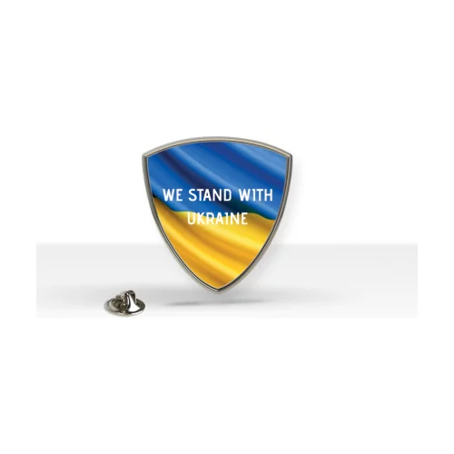 Insigne de soutien à l'Ukraine Express Lapel Pin (écusson de 1"x1")