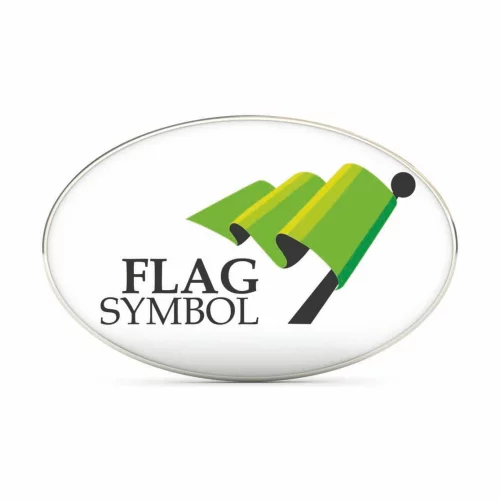 Épingle magnétique ovale en stock