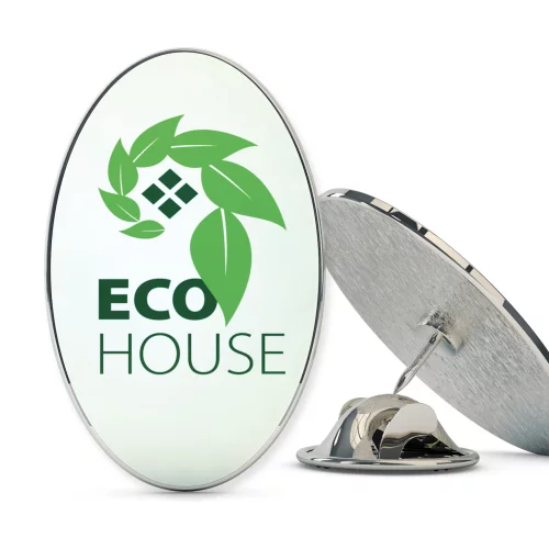 Épinglette ovale Pins 2 Go