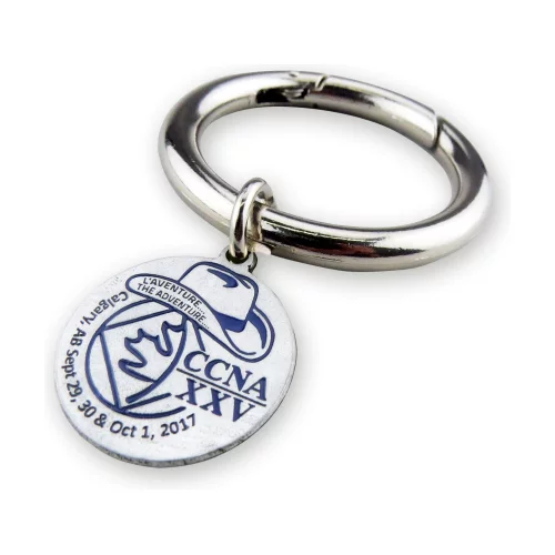 Breloque de sac à main en étain de forme personnalisée