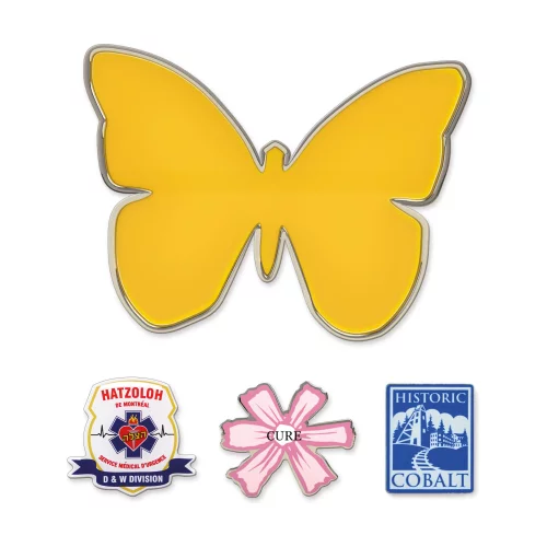 Épingles de revers imprimées (¾ po)