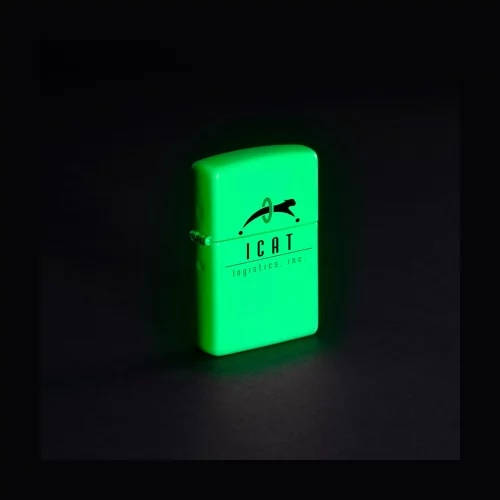 Briquet Zippo® phosphorescent et coupe-vent