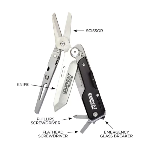 Cedar Creek® Gemini 2-In-1 Scissor Knife Multi-Tool