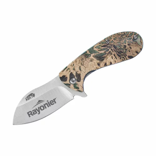 American Buffalo® Elite Folding BB Grunt Knife - Camo
