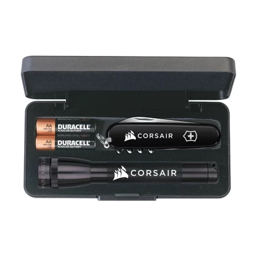 Mini Maglite® With Large Victorinox® Swiss Army Knife