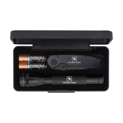 "AA" Mini Maglite® With Warhawk Pocket Knife