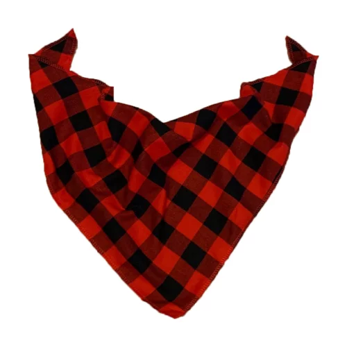 Large Canadian Made Premium Plaid Pet Bandannas