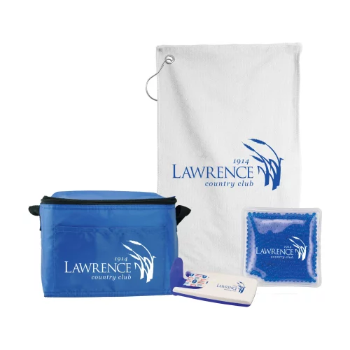 Ensemble cadeau de golf avec sac isotherme 6 bouteilles