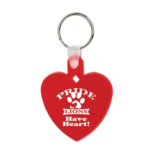 Porte-clés souple et compressible (cœur)