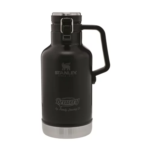 Stanley® Classic Easy-Pour Growler 64oz vacuum insulated stainless black matte
