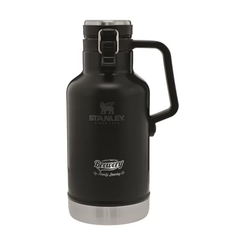 Stanley® Classic Easy-Pour Growler 64oz vacuum insulated stainless black matte - Etched