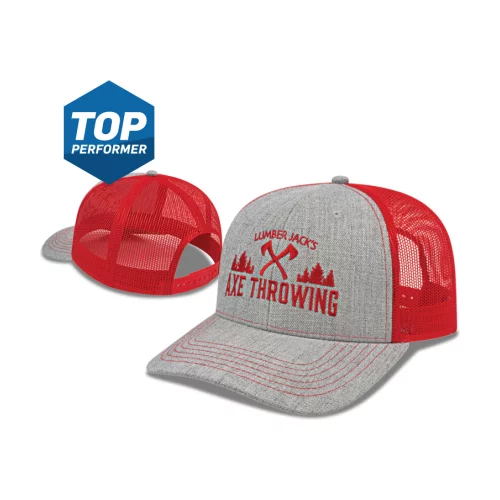 Blended Wool Acrylic Modified Flat Bill w/Mesh Back Cap