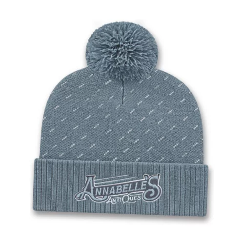 Diagonal Dash Knit Toque w/Ribbed Cuff