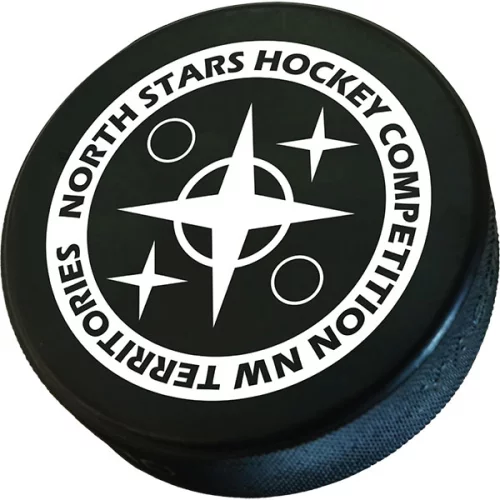Puck de hockey officiel - Impression blanche