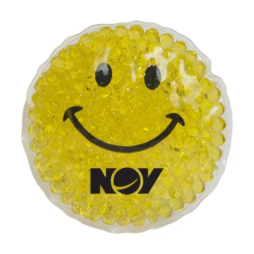 Packs de gel perles chaud/froid - Visage souriant