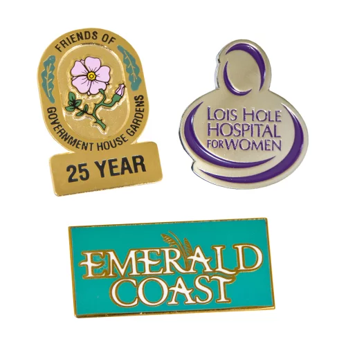 Cloisonné Plus Lapel Pin (0.5")