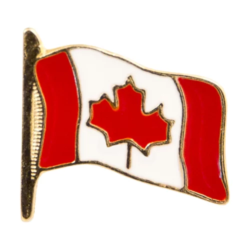 Canada Flag Stock Design Lapel Pin