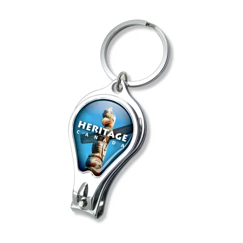 Pince à ongles de la série Platinum avec porte-clés et calendrier numérique