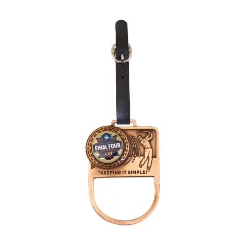 Porte-serviette de golf avec marqueur de balle Digi-Cal amovible