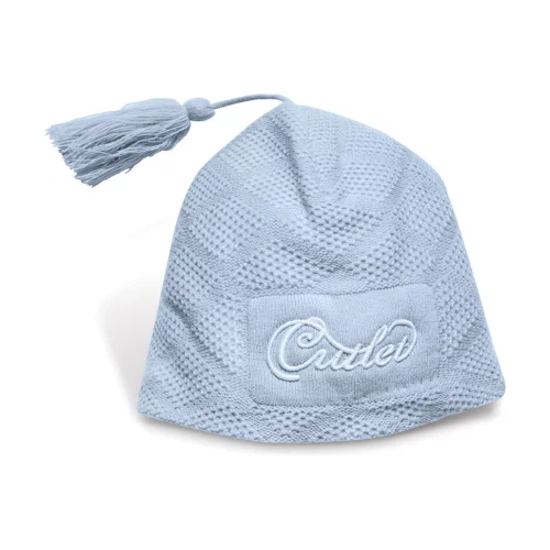 Orel Pom Pom Diamond Knit Beanie