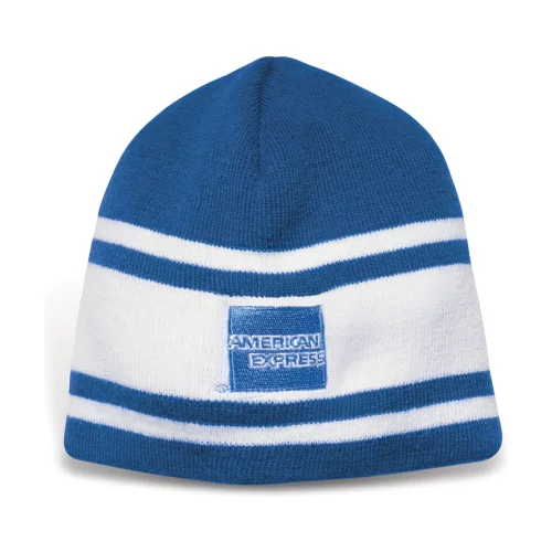 Norfolk Beanie w/Three Contrasting Stripes