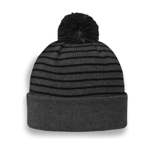 Boulder Striped Fine Knit Beanie