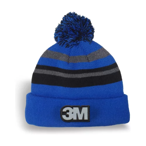 Alma Fine Knit Striped Tuque Beanie