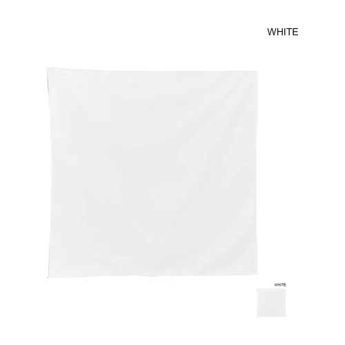 Square Bandana, 22x22, Blank, Stocked in 2 colors (#1 seller)