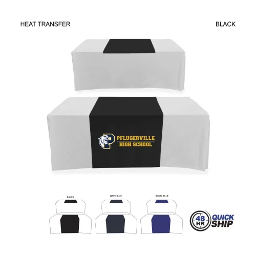 48 Hr Quick Ship - Polycotton Twill Table Runner, 30x60, Covers Front and Top of the table
