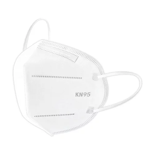Masques faciaux KN95 à 5 plis, sur la liste de l'EUA de la FDA, emballage en vrac, uniquement vierges