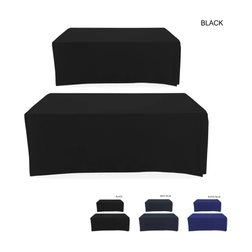 Polycotton Twill Table Throw for 6' Table, Drape style, 4 sided, Closed Back, Blank only