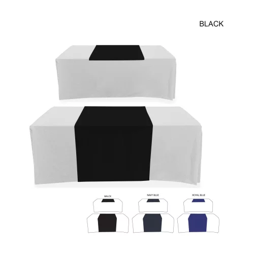 Polycotton Twill Table Runner, 30x60, Covers Front and Top of the table, Blank only