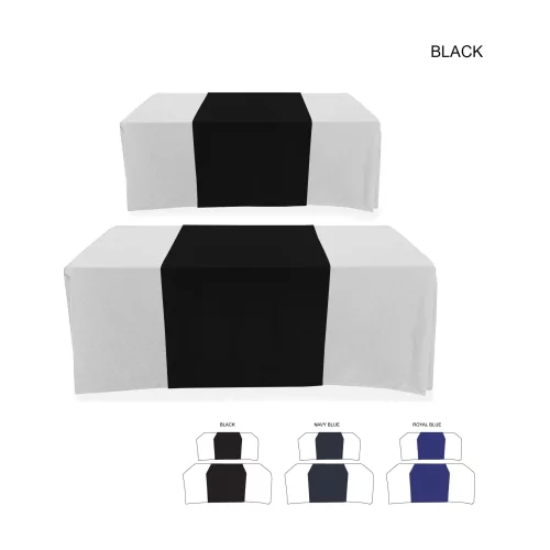 Polycotton Twill Table Runner, 30x90, Covers Front, Top and Back, Blank only