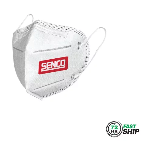 Livraison rapide en 72 heures - Masques faciaux KN95 à 5 plis, sur la liste FDA EUA, emballage en vrac, logo en transfert couleur plein.