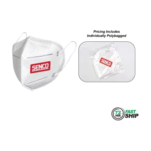 Livraison rapide en 72 heures - Masques faciaux KN95 à 5 plis, emballés individuellement dans des sachets en polyéthylène, sur la liste de la FDA EUA