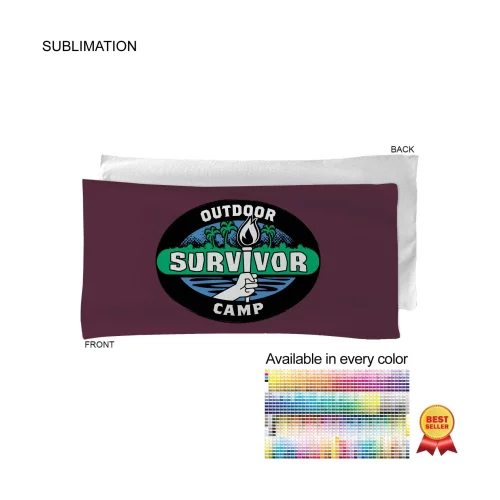 Serviette de bain en microfibre sublimée sur le thème de "Survivor", 22"x44"