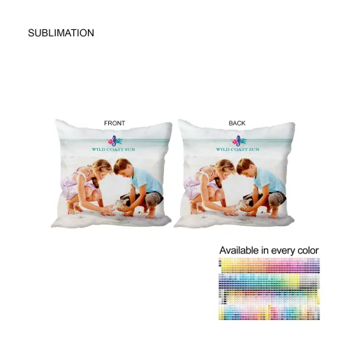 Sublimated or Blank Polyester Large Throw Cushion, 20x20