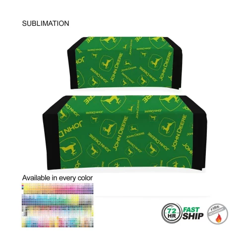 72 Hr Quick Ship - Sublimated Table Runner, 60x90, Covers Front, Top and Back