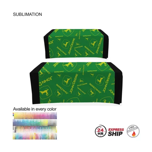 24 Hr Express Ship - Sublimated Table Runner, 60x90, Covers Front, Top and Back
