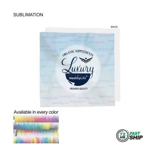 72 Hr Fast Ship - Oversize Bandana, 27x27, Sublimated Edge to Edge 1 side (Made in Canada)