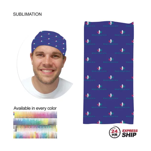 Expédition express 24 heures - Cache-cou tubulaire multifonction sublimé (bandana Fandanna)