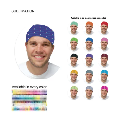 Articles de tête tubulaires multifonctions sublimés pour le renforcement d'équipe (bandana Fandanna), disponibles dans toutes les couleurs.