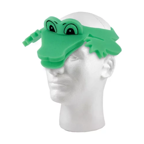 Visière en mousse d'alligator