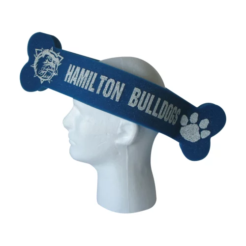 Chapeau en mousse en forme d'os